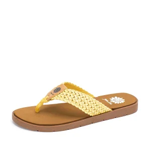 Women Yellow Box Sandals>Fida