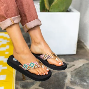 Women Yellow Box Flip Flops>Filana Flip Flop