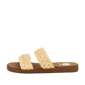 Women Yellow Box Slides>Filbert Slide Sandal