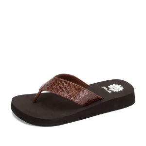 Women Yellow Box Flip Flops>Fina Flip Flop