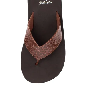 Women Yellow Box Flip Flops>Fina Flip Flop