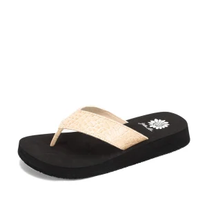 Women Yellow Box Flip Flops>Fina Flip Flop