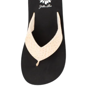Women Yellow Box Flip Flops>Fina Flip Flop