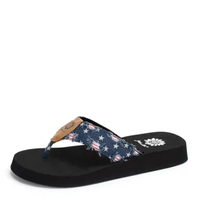 Women Yellow Box Flip Flops>Firework Flip Flop