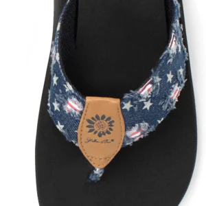 Women Yellow Box Flip Flops>Firework Flip Flop