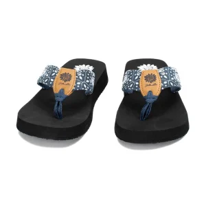 Women Yellow Box Flip Flops>Flander