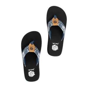 Women Yellow Box Flip Flops>Flander