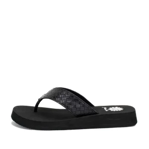 Women Yellow Box Flip Flops>Flattery