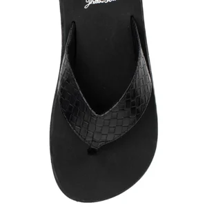 Women Yellow Box Flip Flops>Flattery