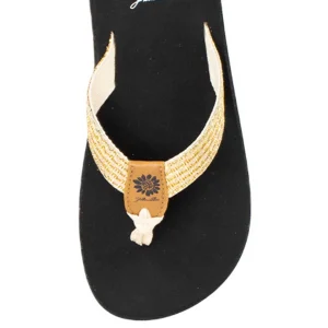 Women Yellow Box Flip Flops>Fleta