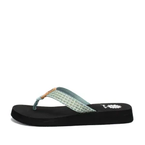 Women Yellow Box Flip Flops>Fleta