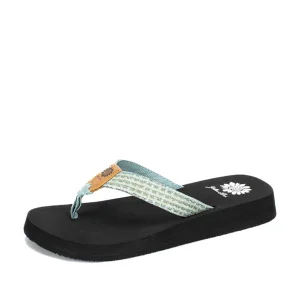 Women Yellow Box Flip Flops>Fleta