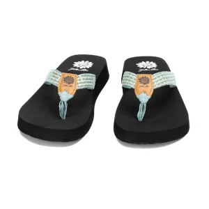 Women Yellow Box Flip Flops>Fleta