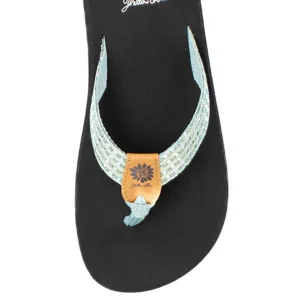 Women Yellow Box Flip Flops>Fleta