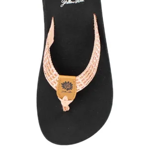 Women Yellow Box Flip Flops>Fleta
