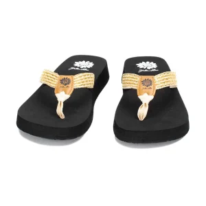 Women Yellow Box Flip Flops>Fleta
