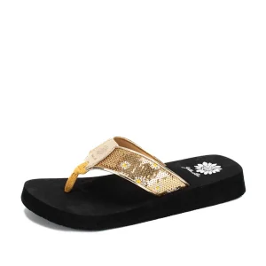 Women Yellow Box Flip Flops>Flier