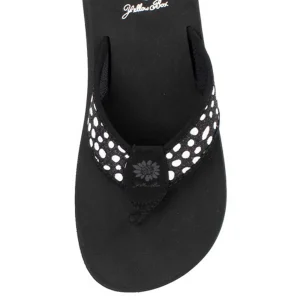 Women Yellow Box Flip Flops>Florena