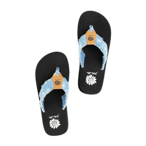 Women Yellow Box Flip Flops>Fluf