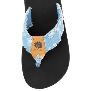 Women Yellow Box Flip Flops>Fluf