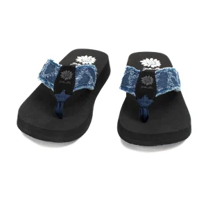 Women Yellow Box Flip Flops>Fluf