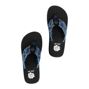 Women Yellow Box Flip Flops>Fluf