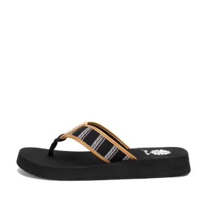 Women Yellow Box Flip Flops>Fortify