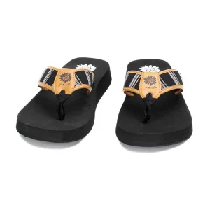 Women Yellow Box Flip Flops>Fortify