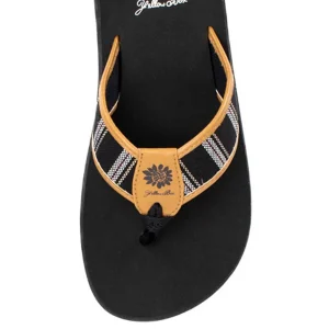 Women Yellow Box Flip Flops>Fortify