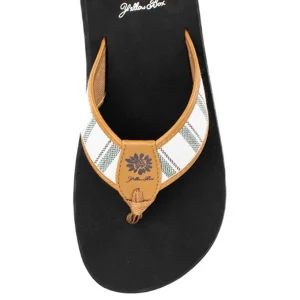 Women Yellow Box Flip Flops>Fortify