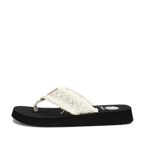 Women Yellow Box Flip Flops>Foseta