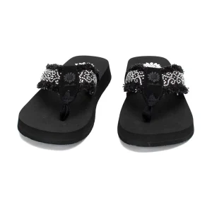 Women Yellow Box Flip Flops>Foseta