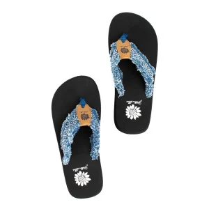 Women Yellow Box Flip Flops>Foseta