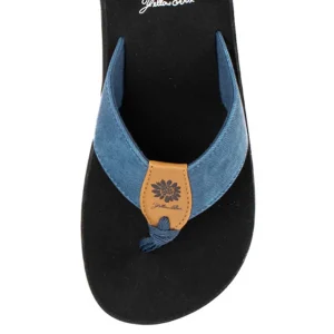 Women Yellow Box Flip Flops>Franklen