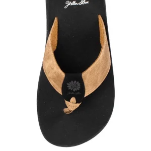 Women Yellow Box Flip Flops>Franklen