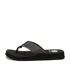 Women Yellow Box Flip Flops>Franklen