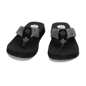 Women Yellow Box Flip Flops>Franklen