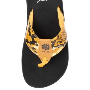 Women Yellow Box Flip Flops>Freja