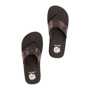 Women Yellow Box Flip Flops>Freja