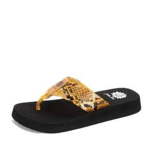 Women Yellow Box Flip Flops>Freja