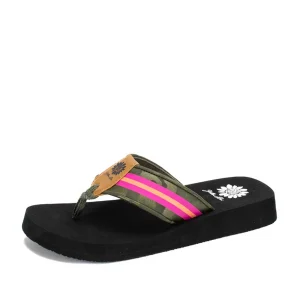 Women Yellow Box Flip Flops>Furnie