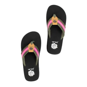 Women Yellow Box Flip Flops>Furnie