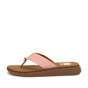 Women Yellow Box Flip Flops>Ganesah