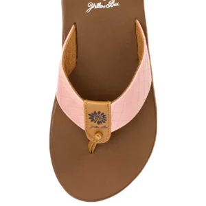 Women Yellow Box Flip Flops>Ganesah