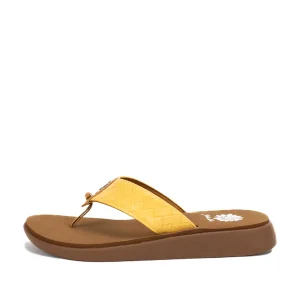 Women Yellow Box Flip Flops>Ganesah