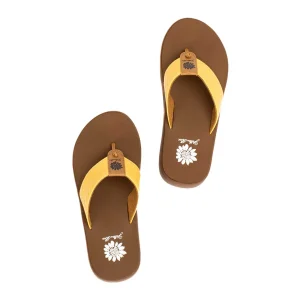 Women Yellow Box Flip Flops>Ganesah