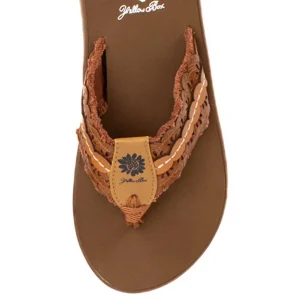 Women Yellow Box Flip Flops>Gardena