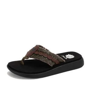 Women Yellow Box Flip Flops>Gardena