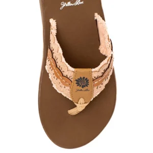 Women Yellow Box Flip Flops>Gardena