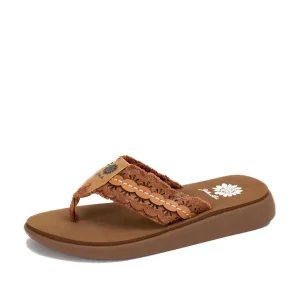 Women Yellow Box Flip Flops>Gardena